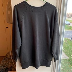 Aerie Oversized Crewneck with pockets
